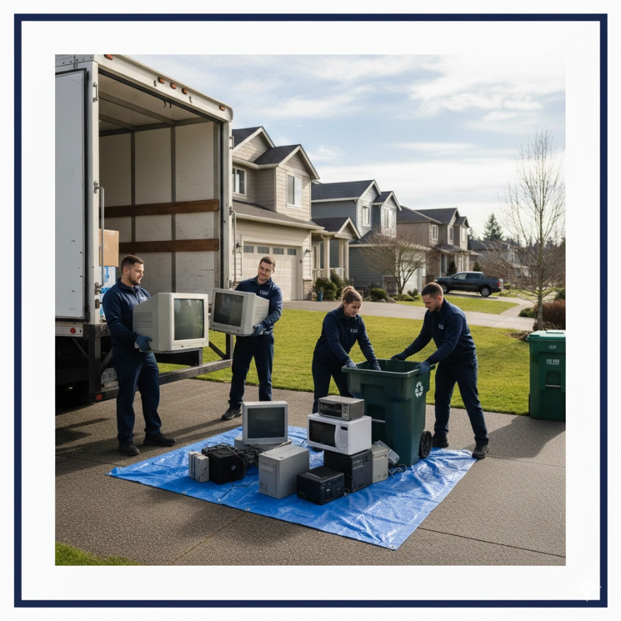 Electronics recycling service in Beaverton Oregon