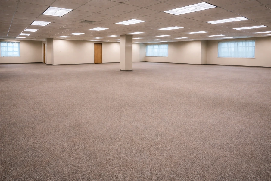 After commercial cleanout downtown Beaverton empty office