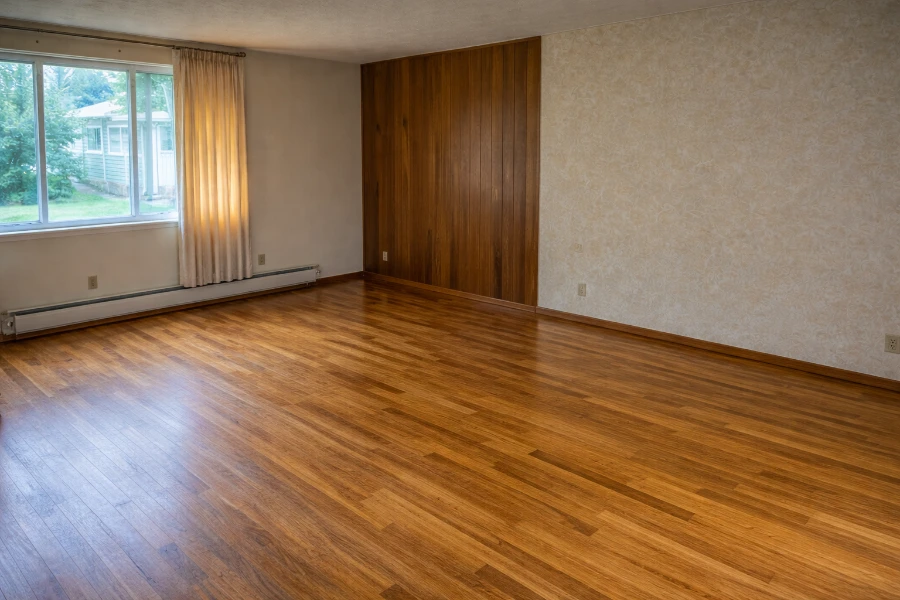 After estate cleanout Cedar Hills Beaverton empty room