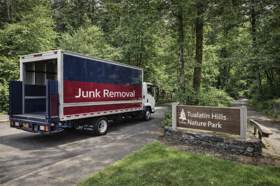 Raleigh Hills & West Slope 1 Raleigh Hills Tualatin Hills Nature Park Junk Removal Service