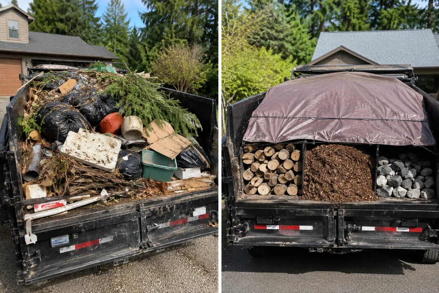 properly packaged household hazardous waste prepared for Metro South HHW drop-off near Portland