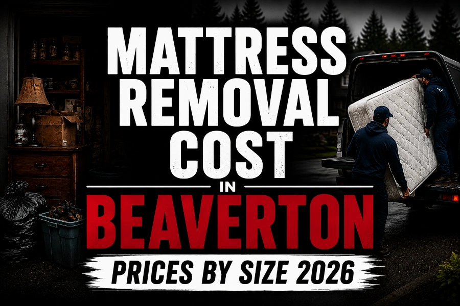 Mattress Removal Cost in Beaverton — Prices by Size 2026 1 Factors affecting mattress removal cost in Beaverton Oregon