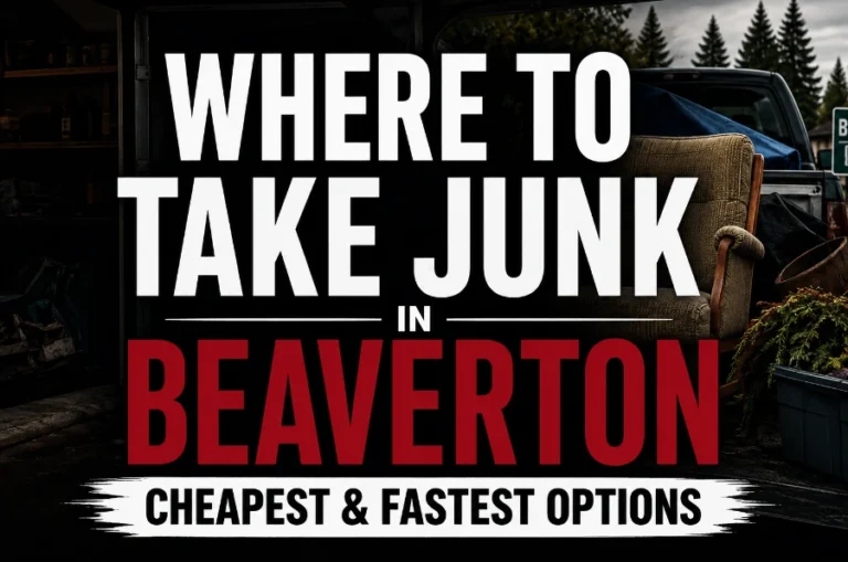 Where to Take Junk in Beaverton—Cheapest & Fastest Options 5 Cheapest and fastest junk disposal options available in Beaverton Oregon