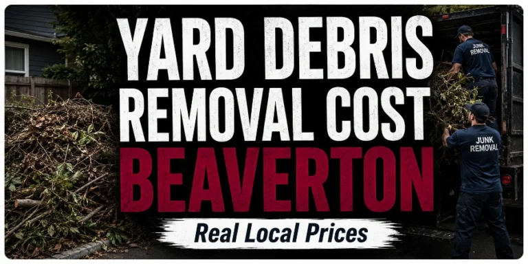 Yard debris removal cost guide for homeowners in Beaverton Oregon